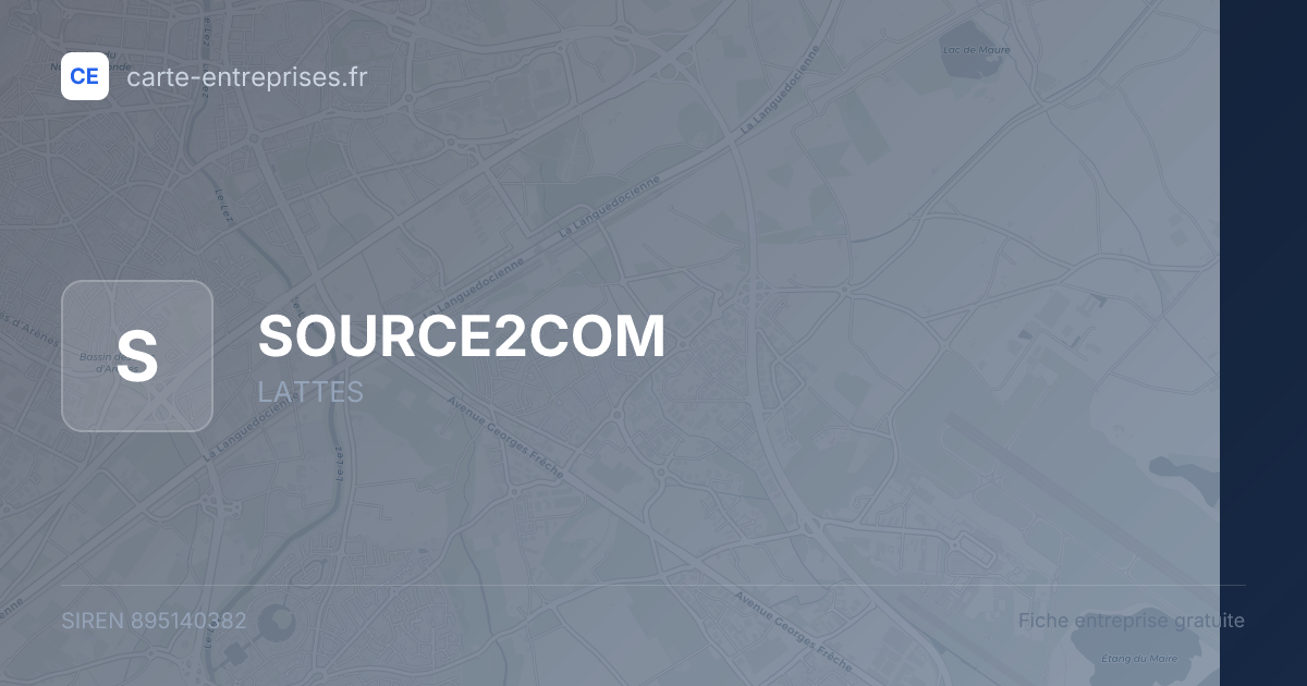 SOURCE2COM — 895140382 — fiche entreprise