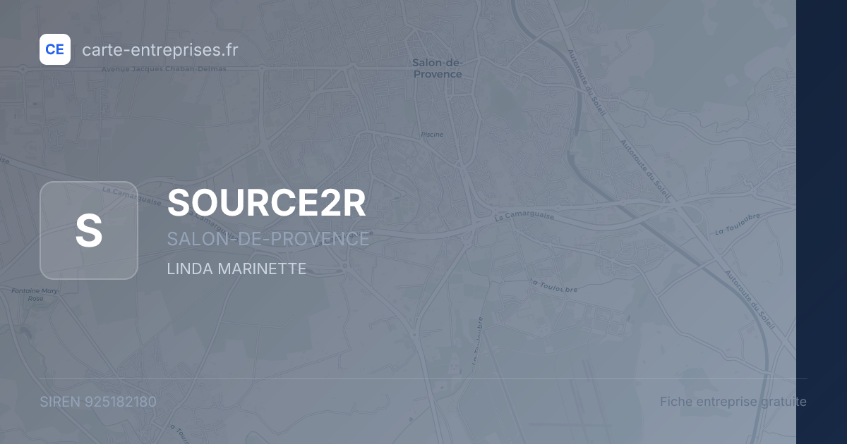 SOURCE2R — 925182180 — fiche entreprise