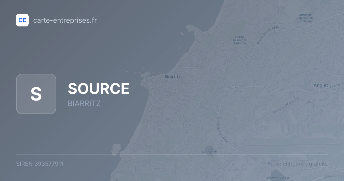 SOURCE — 393577911 — fiche entreprise