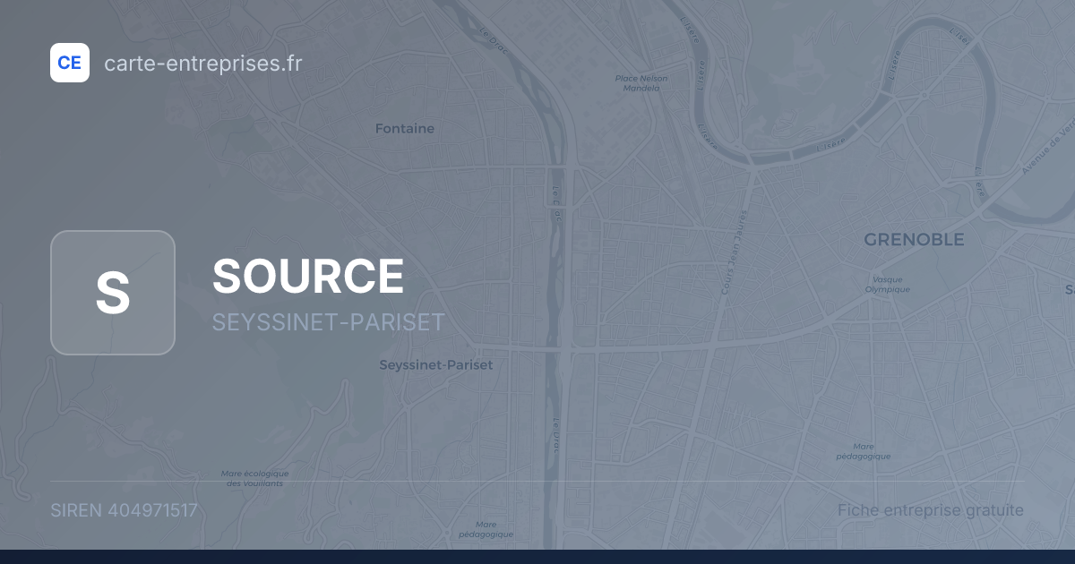 SOURCE — 404971517 — fiche entreprise