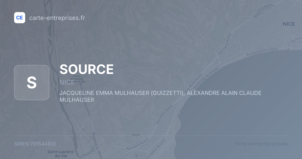 SOURCE — 791544810 — fiche entreprise