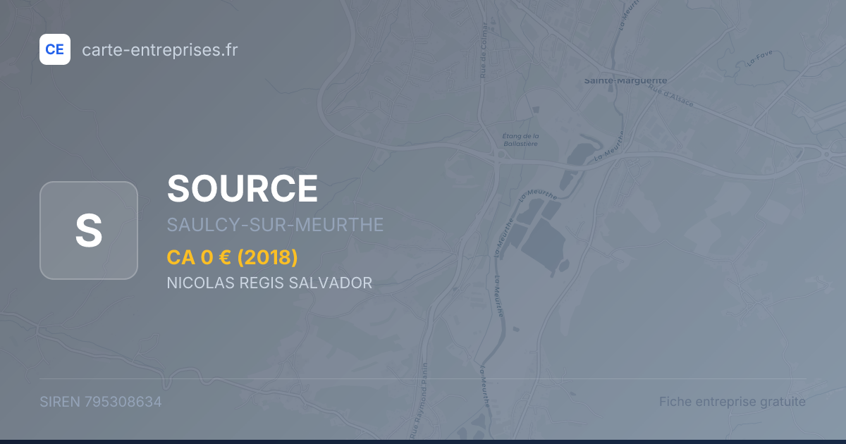 SOURCE — 795308634 — fiche entreprise