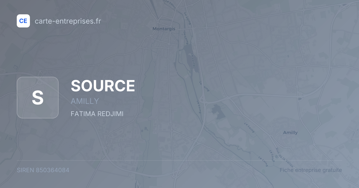 SOURCE — 850364084 — fiche entreprise
