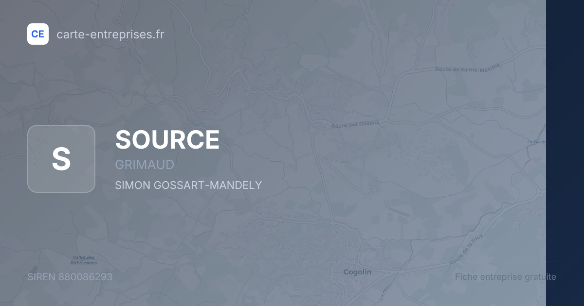 SOURCE — 880086293 — fiche entreprise