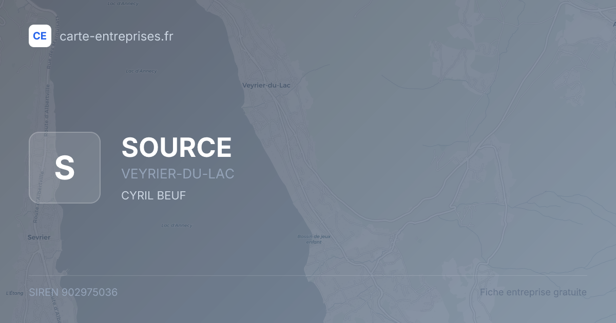 SOURCE — 902975036 — fiche entreprise