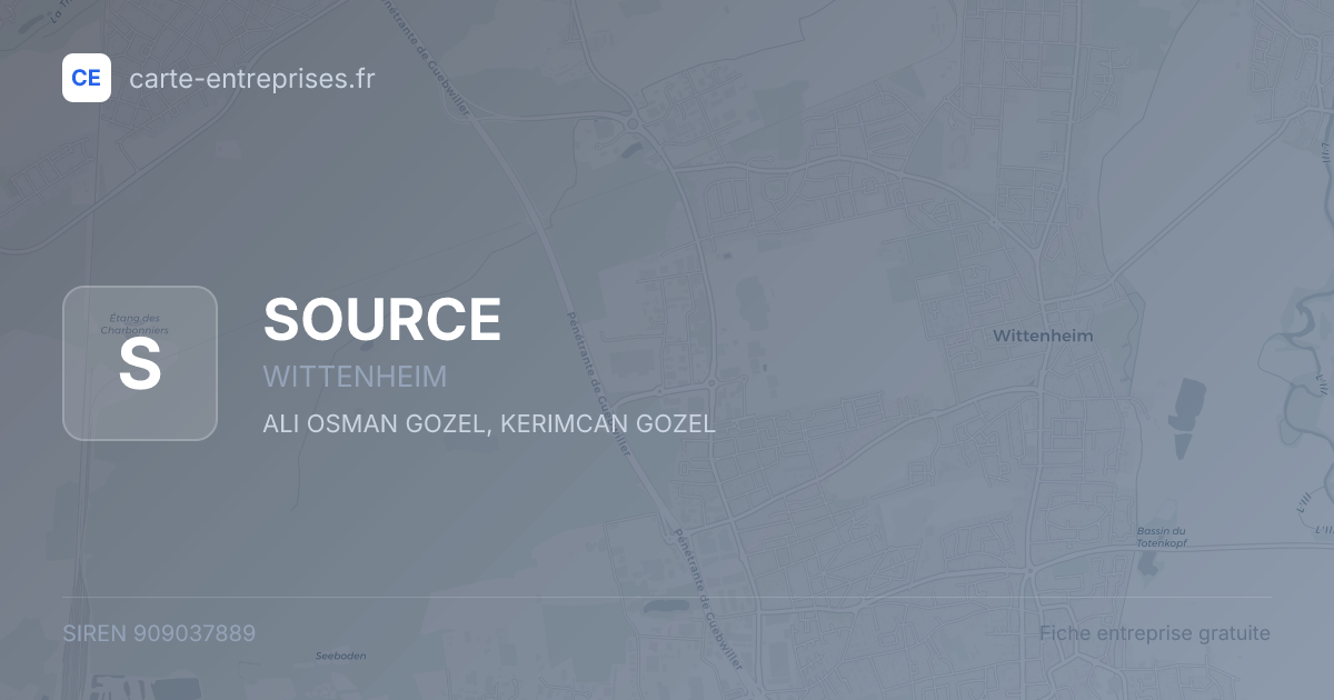 SOURCE — 909037889 — fiche entreprise