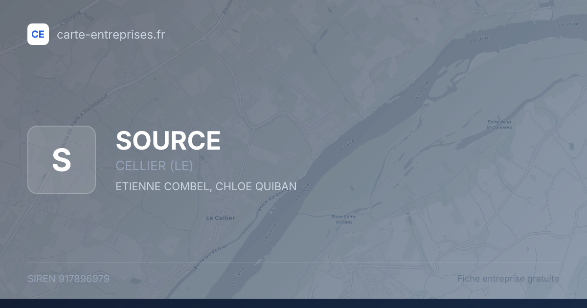 SOURCE — 917896979 — fiche entreprise