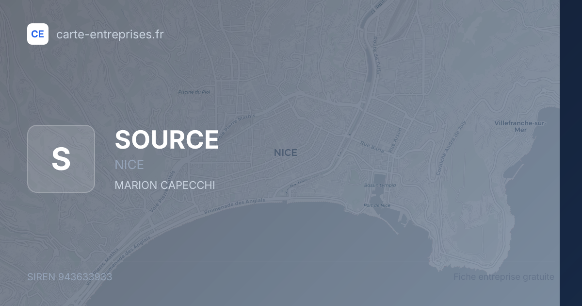SOURCE — 943633933 — fiche entreprise