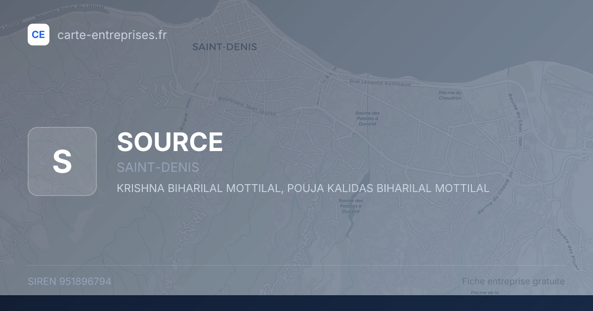 SOURCE — 951896794 — fiche entreprise