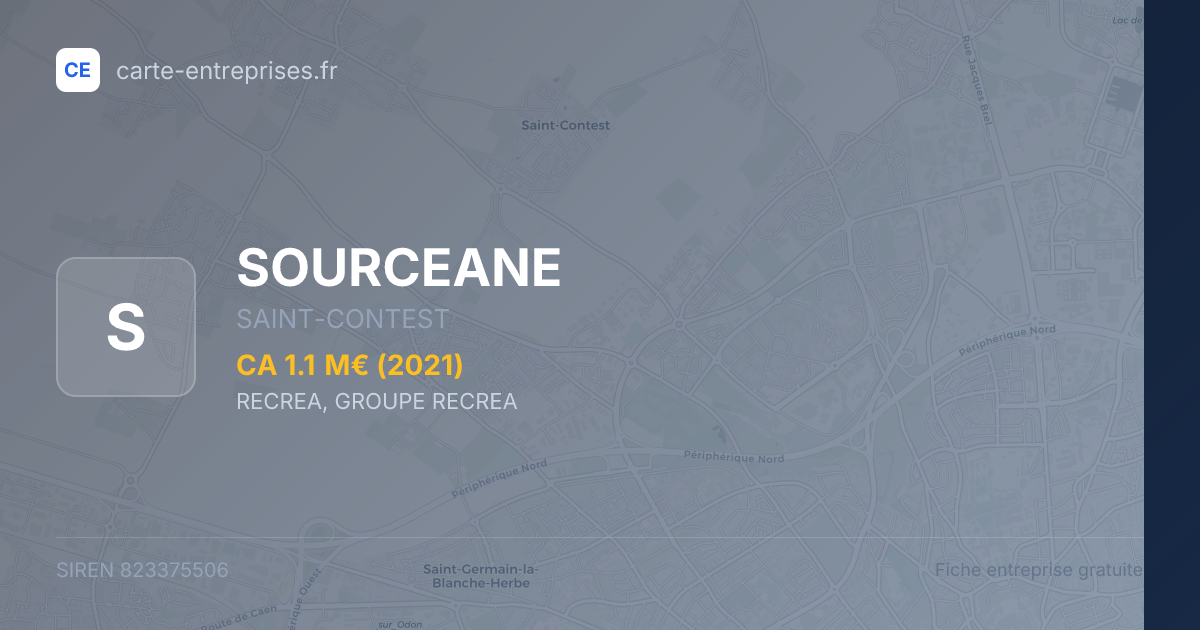 SOURCEANE — 823375506 — fiche entreprise