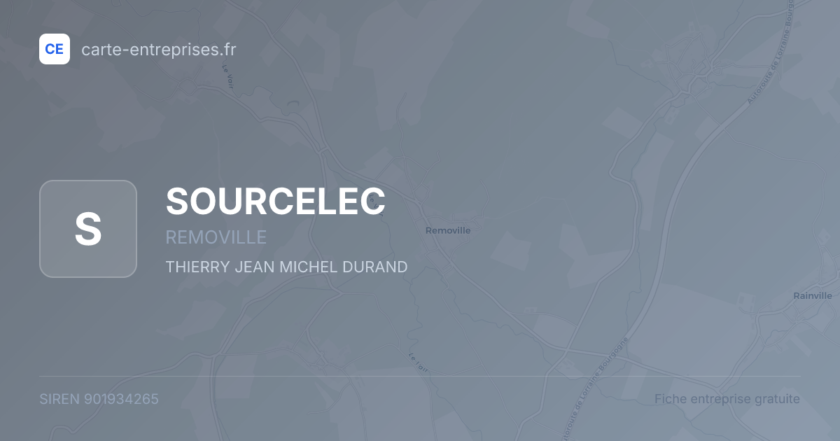 SOURCELEC — 901934265 — fiche entreprise