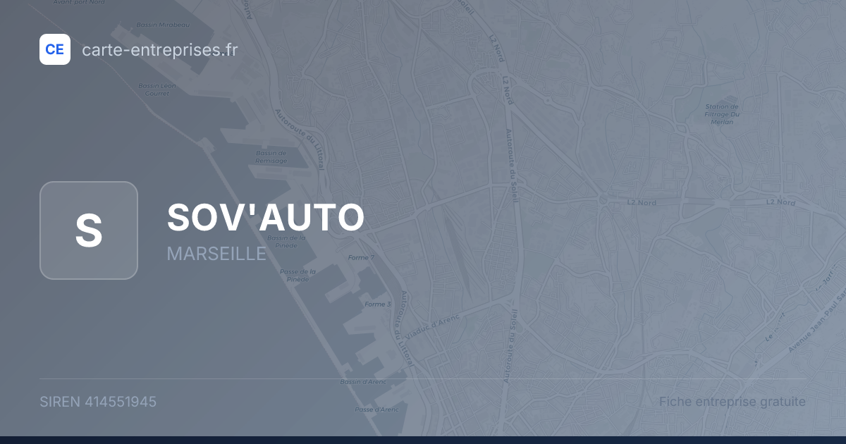 SOV'AUTO — 414551945 — fiche entreprise