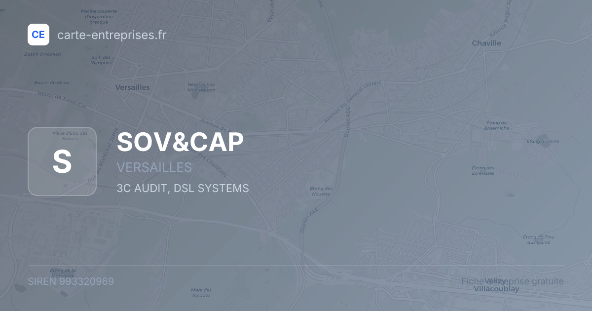 SOV&CAP — 993320969 — fiche entreprise
