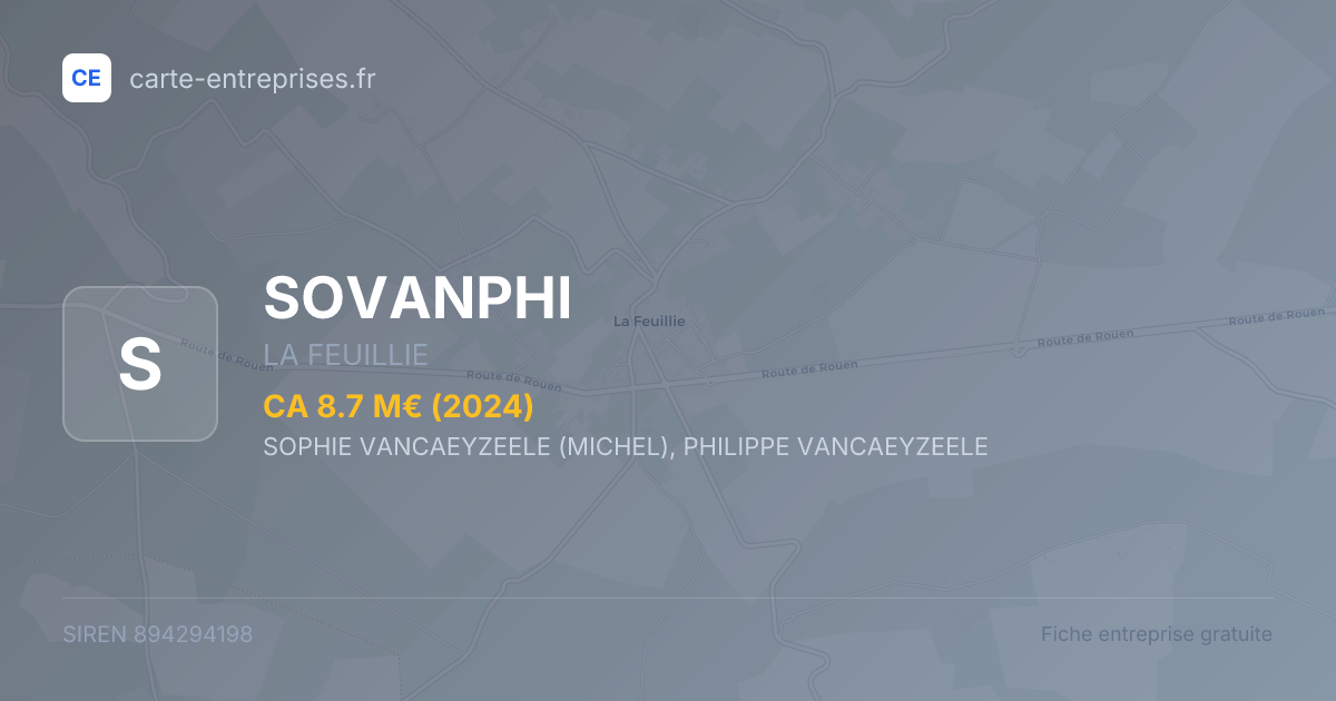 SOVANPHI — 894294198 — fiche entreprise