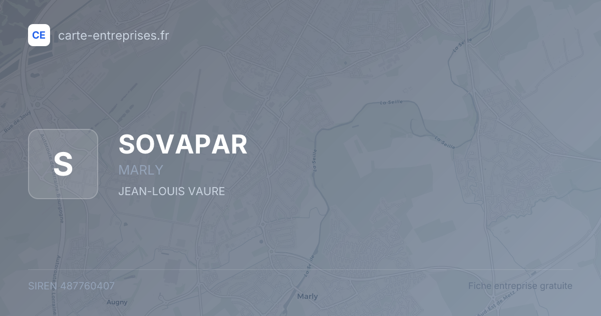 SOVAPAR — 487760407 — fiche entreprise