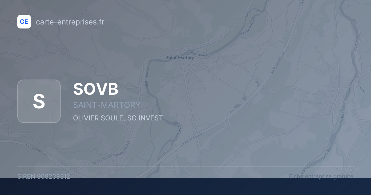 SOVB — 908239312 — fiche entreprise