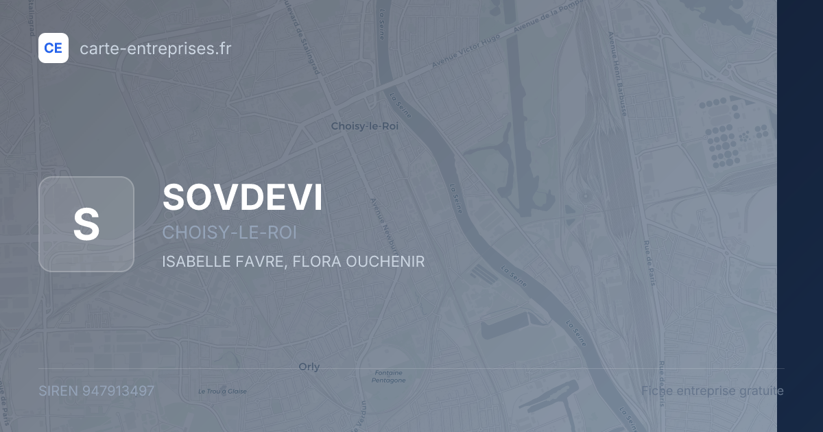 SOVDEVI — 947913497 — fiche entreprise