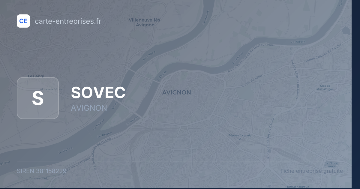 SOVEC — 381158229 — fiche entreprise