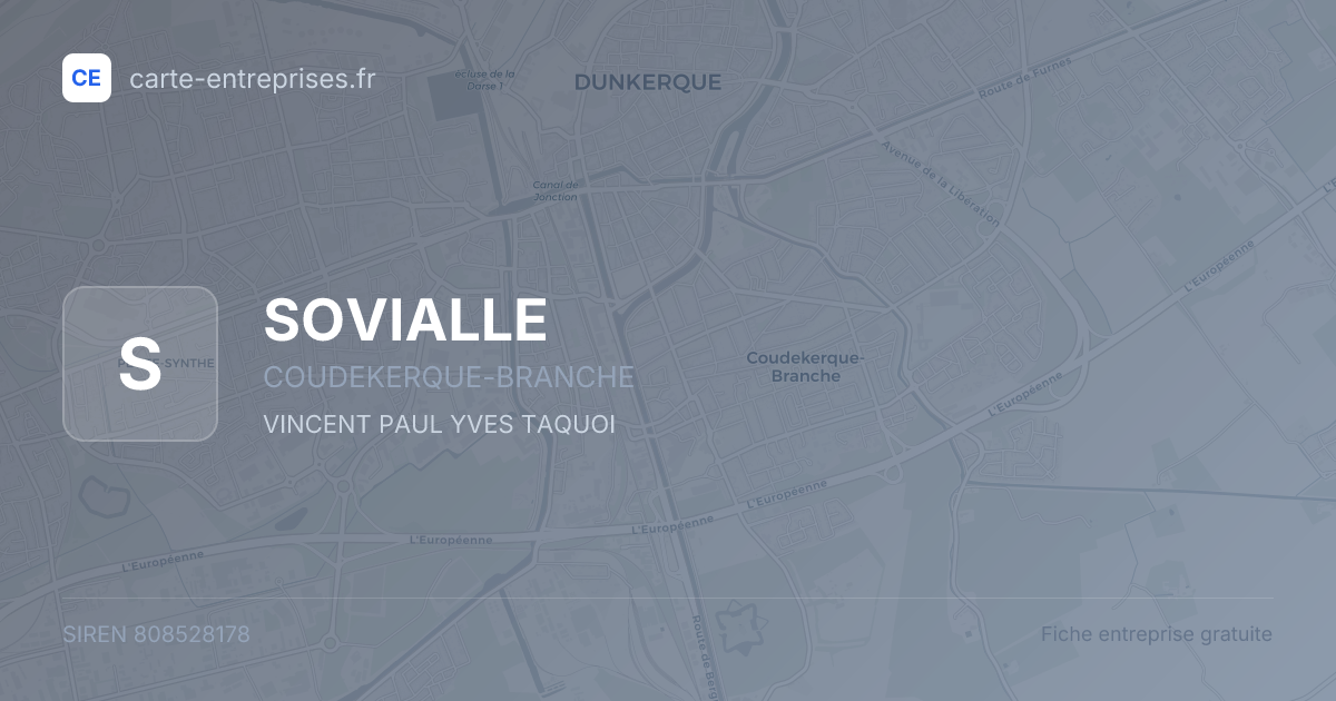 SOVIALLE — 808528178 — fiche entreprise