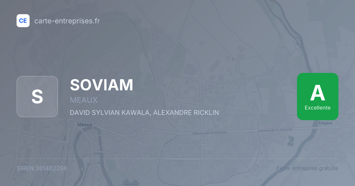 SOVIAM — 381482298 — fiche entreprise