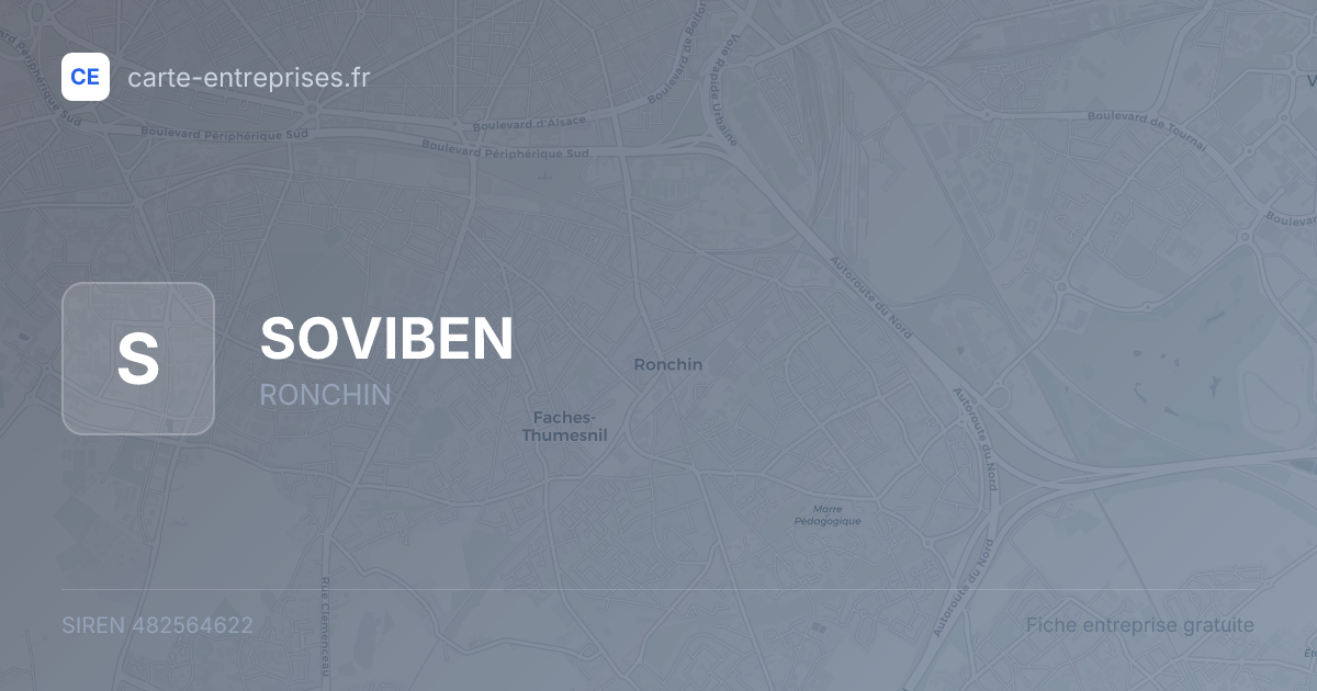 SOVIBEN — 482564622 — fiche entreprise