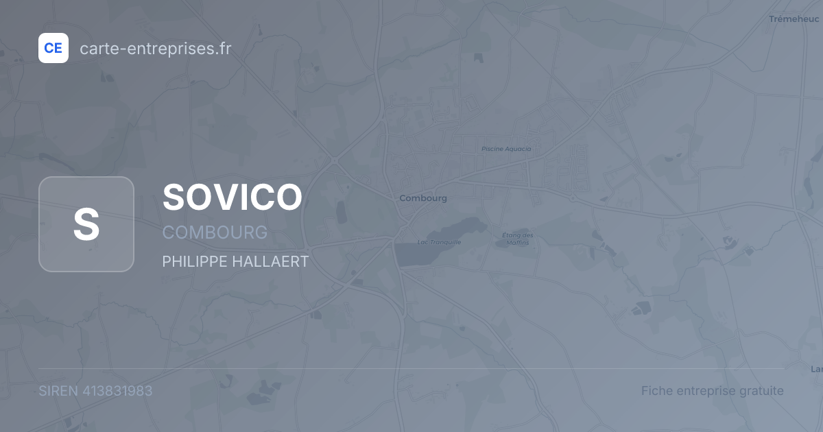 SOVICO — 413831983 — fiche entreprise
