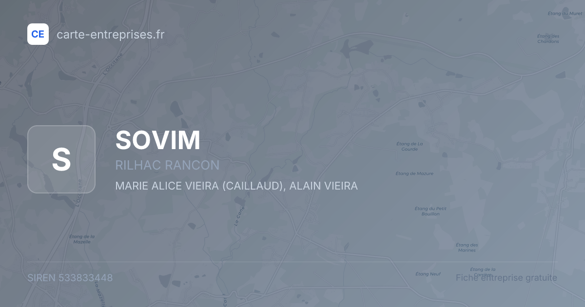 SOVIM — 533833448 — fiche entreprise