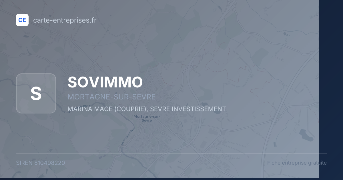 SOVIMMO — 810498220 — fiche entreprise