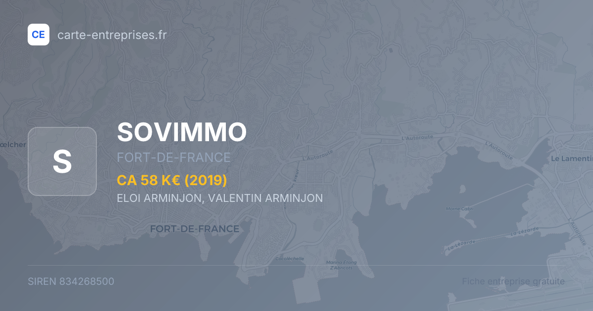 SOVIMMO — 834268500 — fiche entreprise