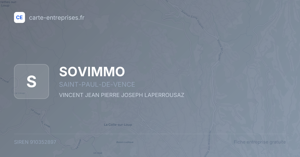 SOVIMMO — 910352897 — fiche entreprise