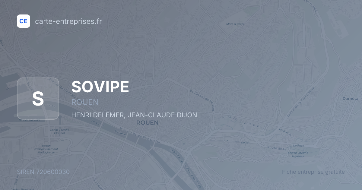 SOVIPE — 720600030 — fiche entreprise