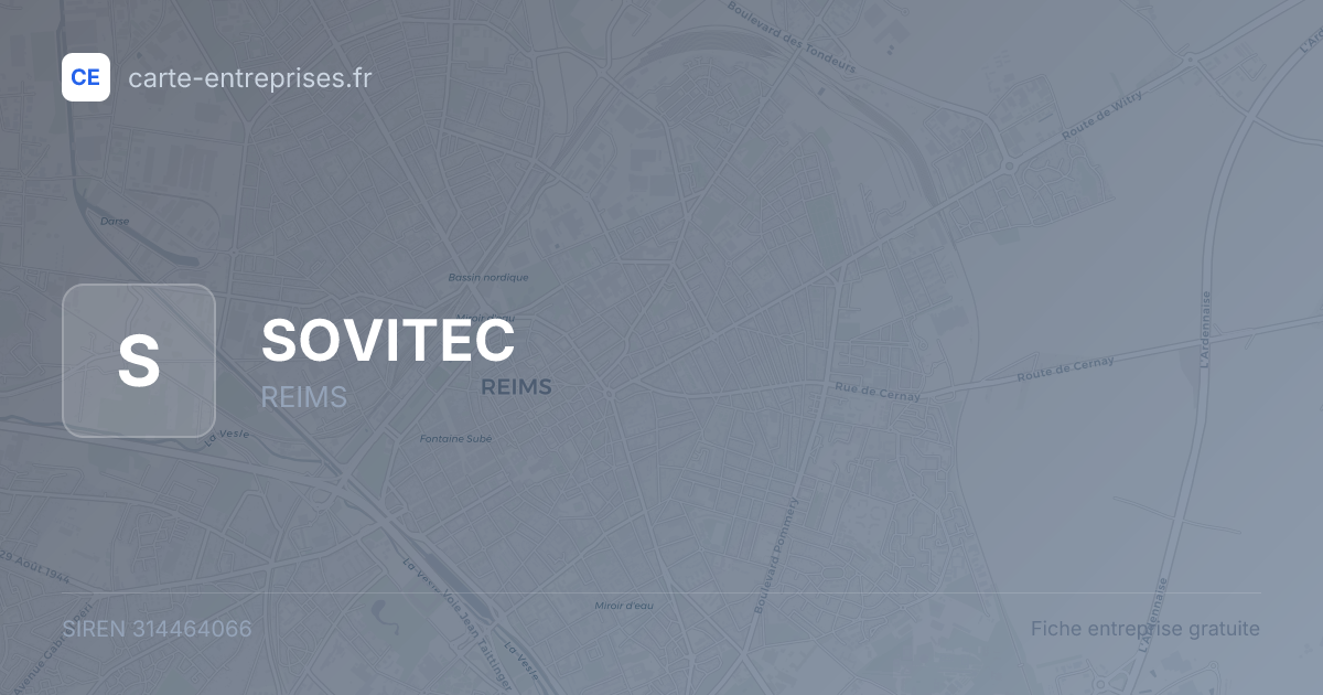 SOVITEC — 314464066 — fiche entreprise