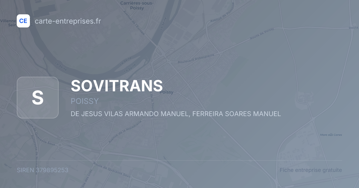 SOVITRANS — 379895253 — fiche entreprise