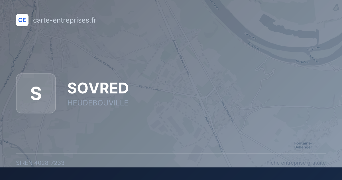 SOVRED — 402817233 — fiche entreprise