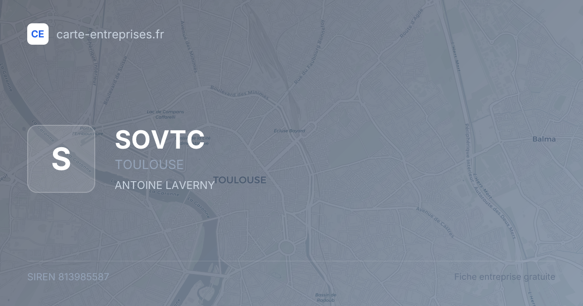 SOVTC — 813985587 — fiche entreprise