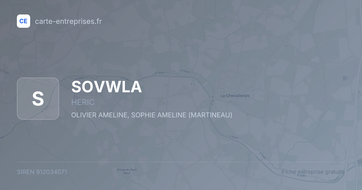 SOVWLA — 912034071 — fiche entreprise