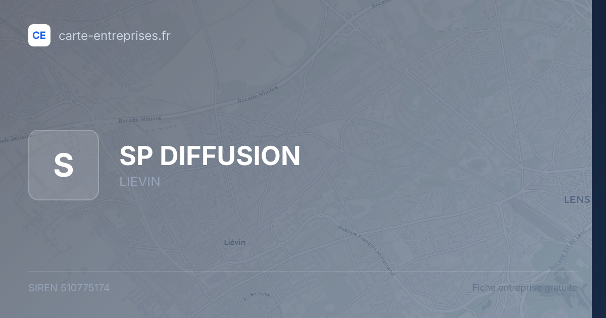 SP DIFFUSION — 510775174 — fiche entreprise