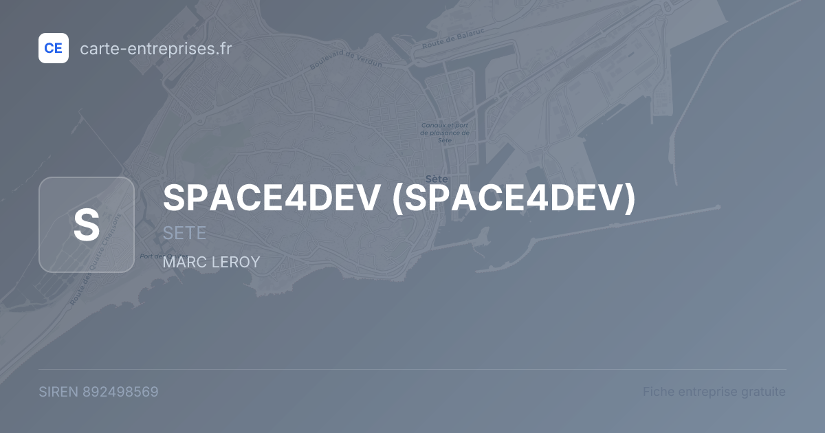 SPACE4DEV — 892498569 — fiche entreprise