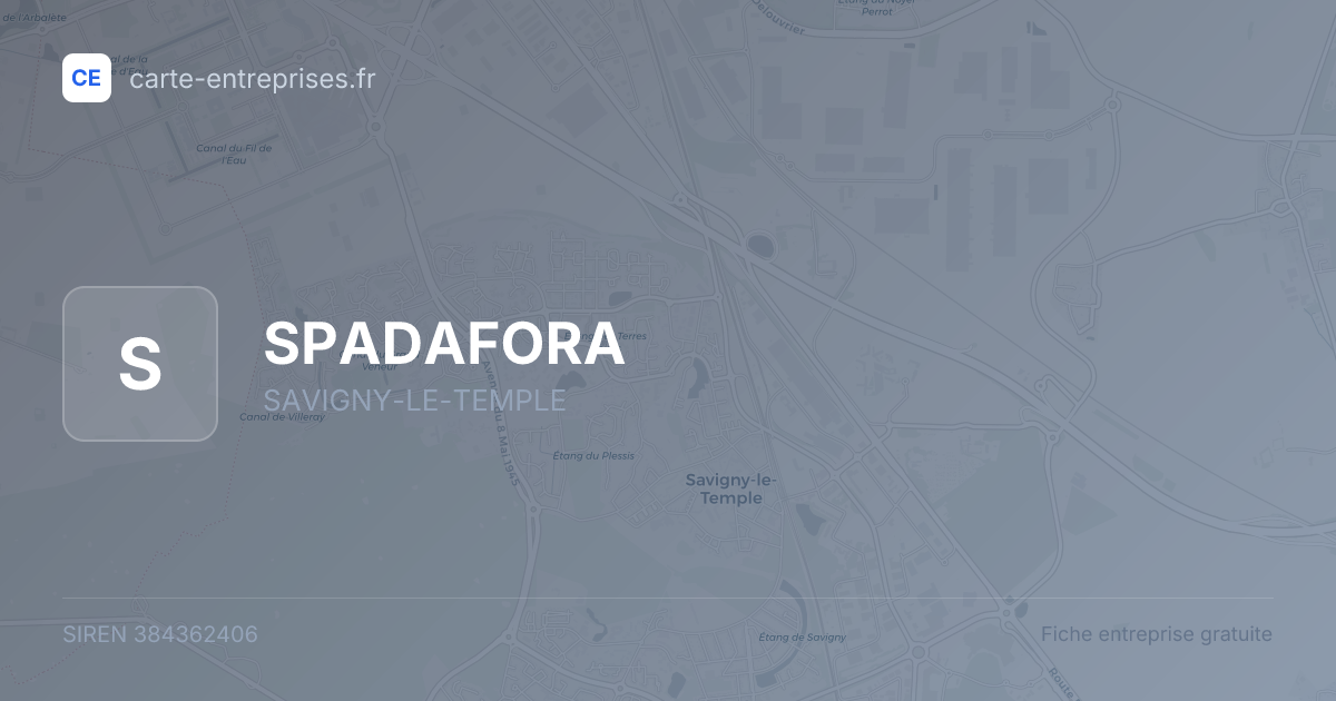 SPADAFORA — 384362406 — fiche entreprise