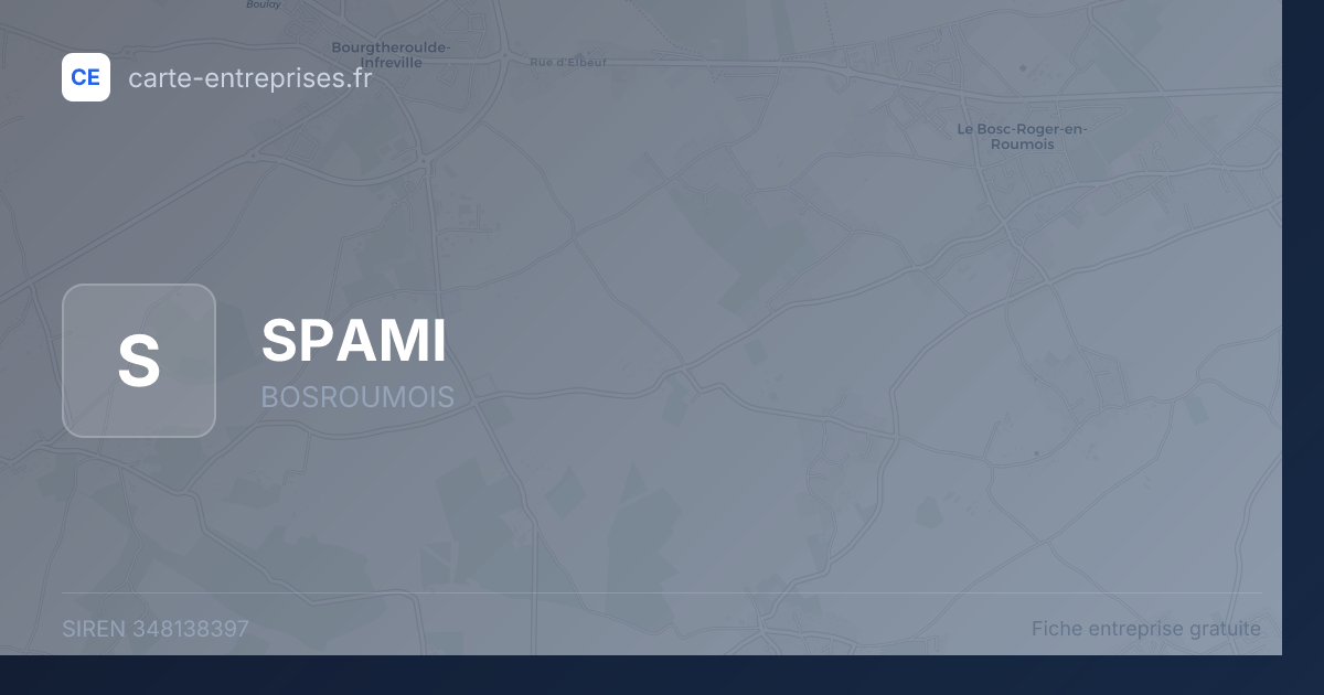 SPAMI — 348138397 — fiche entreprise