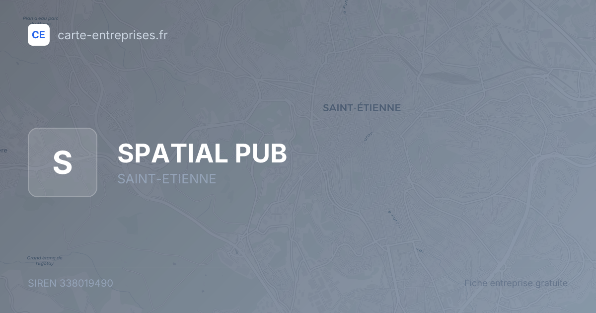 SPATIAL PUB — 338019490 — fiche entreprise