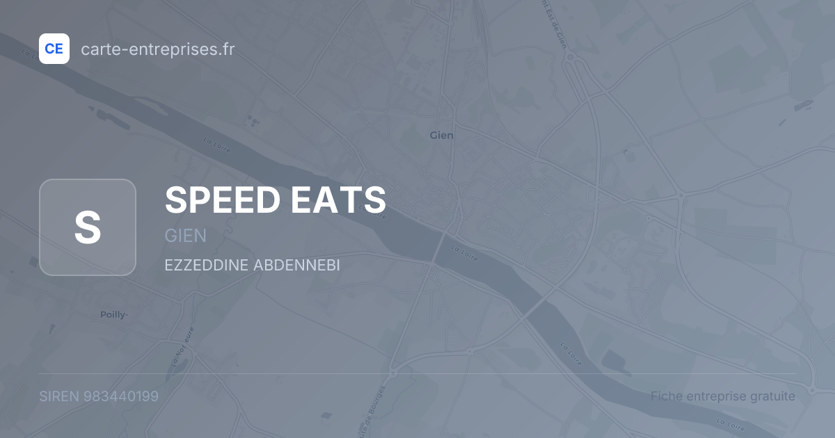 SPEED EATS — 983440199 — fiche entreprise
