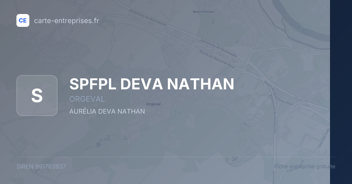 SPFPL DEVA NATHAN — 991783937 — fiche entreprise
