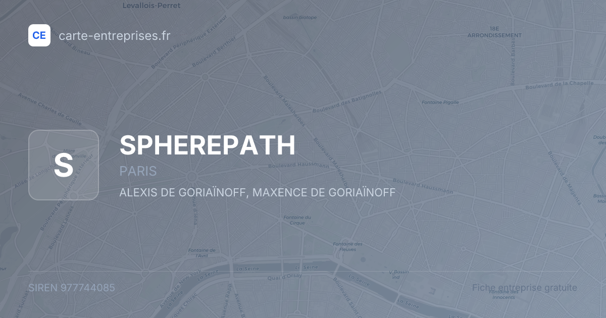 SPHEREPATH — 977744085 — fiche entreprise