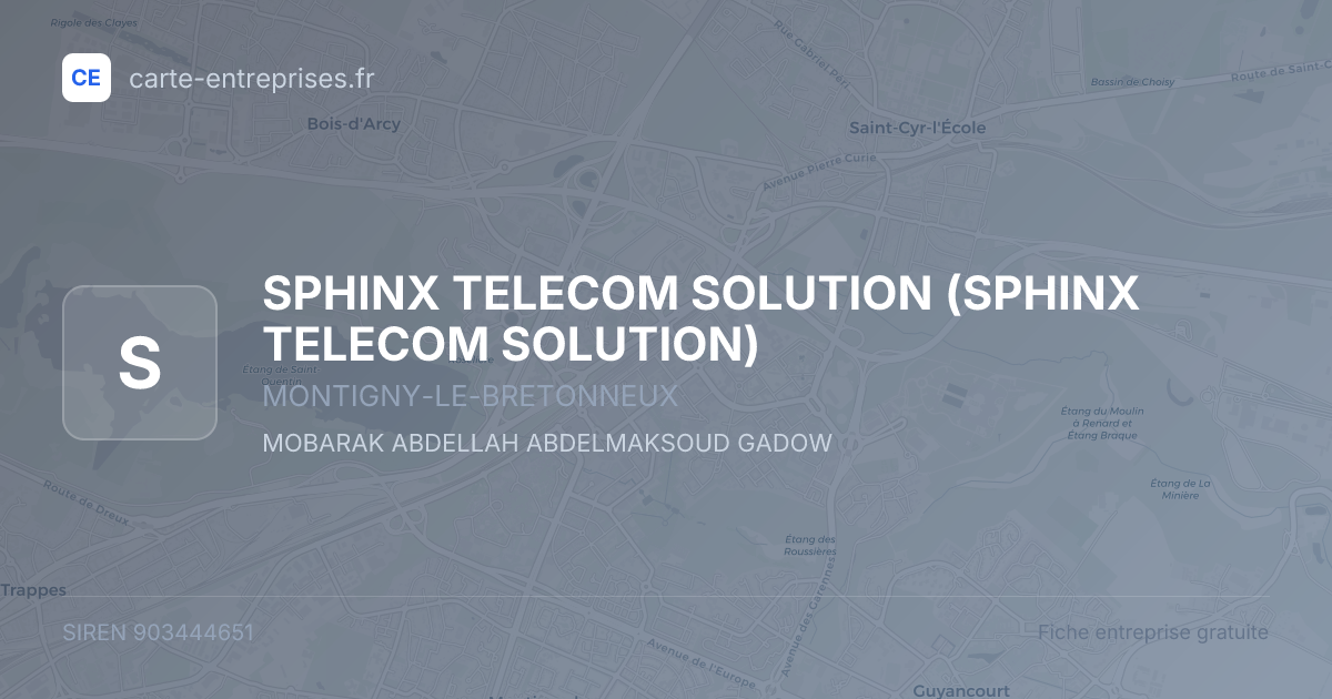 SPHINX TELECOM SOLUTION — 903444651 — fiche entreprise