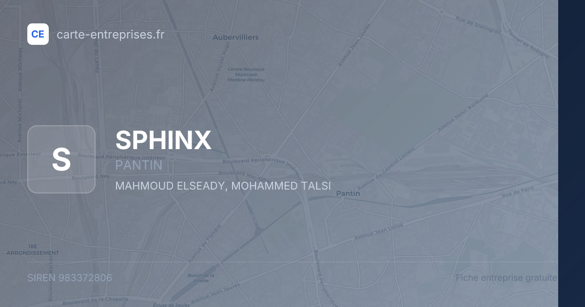 SPHINX — 983372806 — fiche entreprise