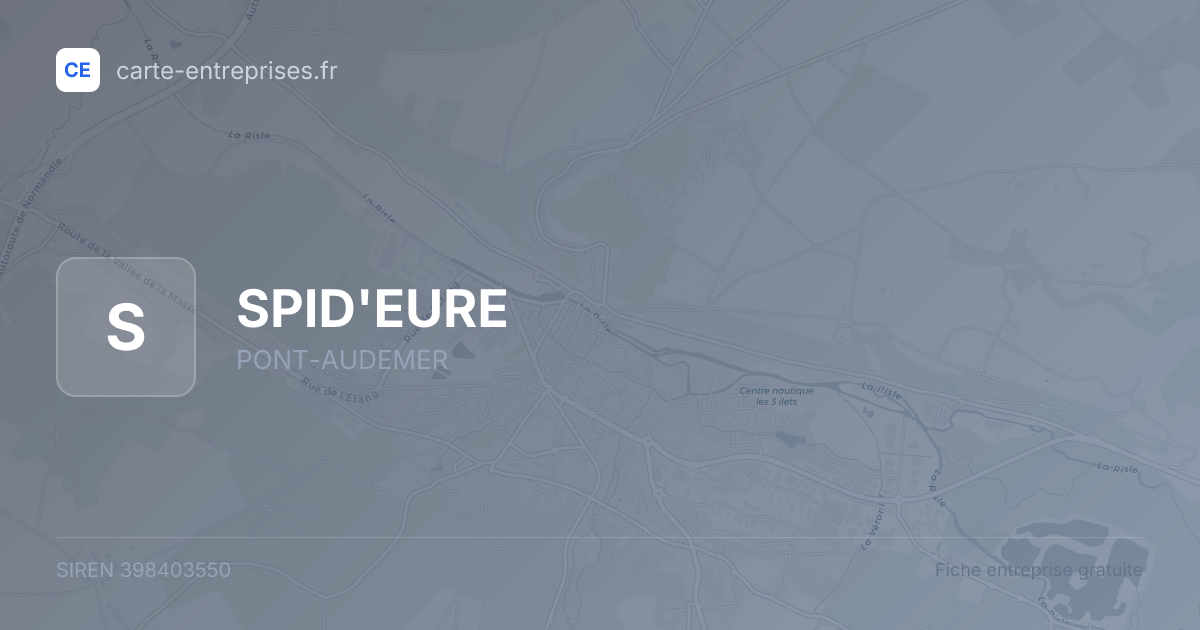 SPID'EURE — 398403550 — fiche entreprise