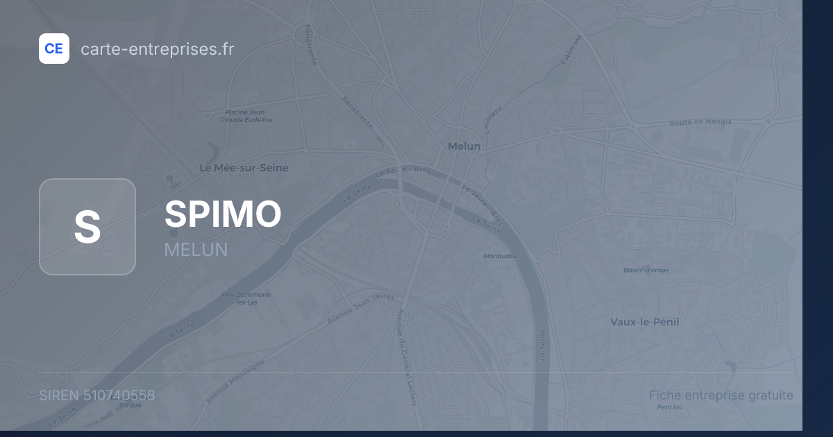 SPIMO — 510740558 — fiche entreprise