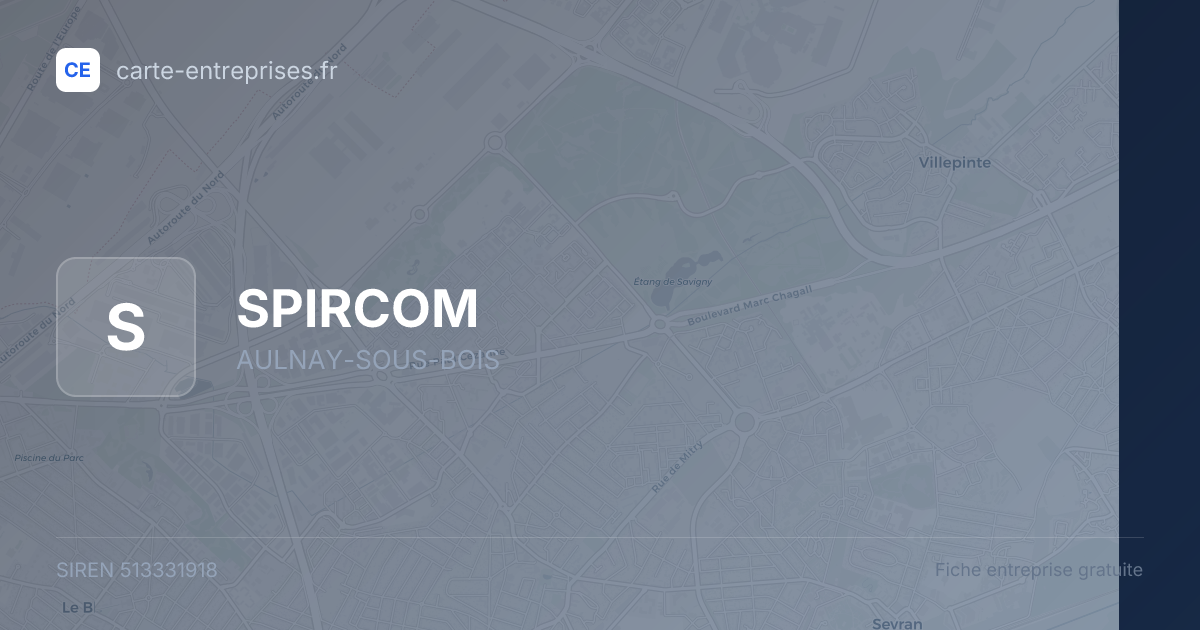 SPIRCOM — 513331918 — fiche entreprise