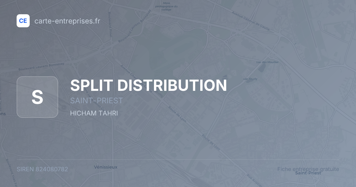 SPLIT DISTRIBUTION — 824080782 — fiche entreprise